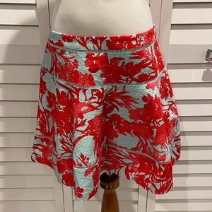 Banana Republic NWOT lined printed Mini Skirt.